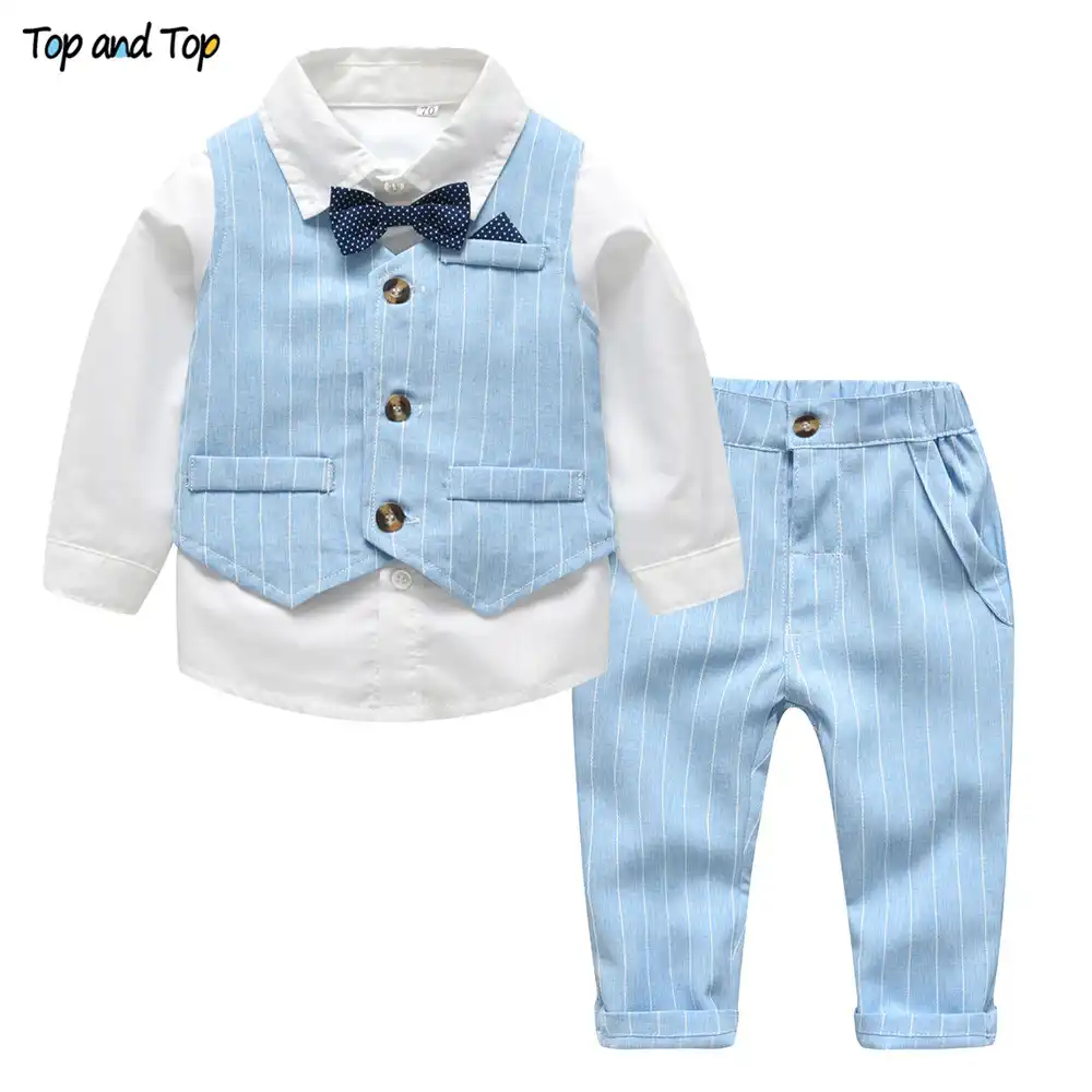 2 7T Kids Baby Boy Formal Gentleman Formal Suits Xmas Red Plaid 4pcs