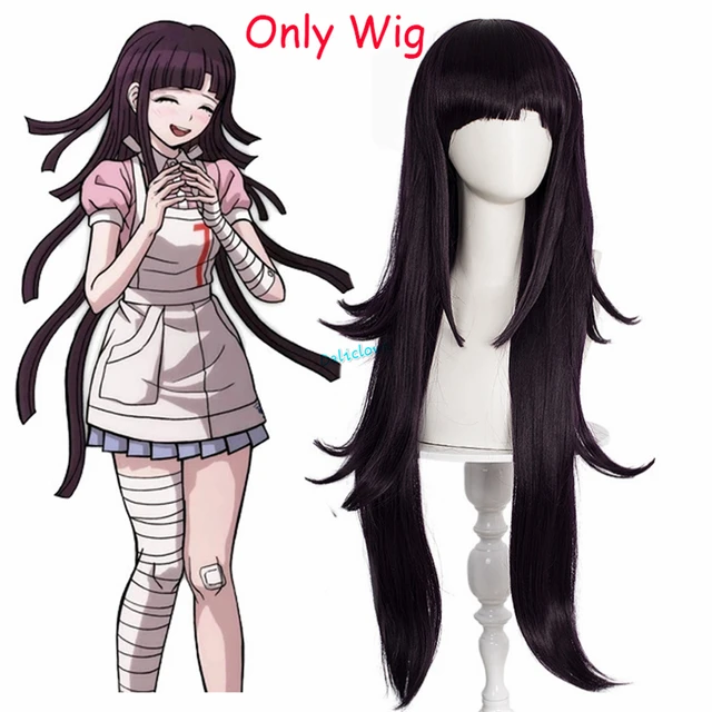 Danganronpa Mikan Tsumiki Cosplay Outfit With Wig Anime Halloween Despair  Ultimate Nurse Uniform Maid Costume Full Set For Women - Cosplay Costumes -  AliExpress