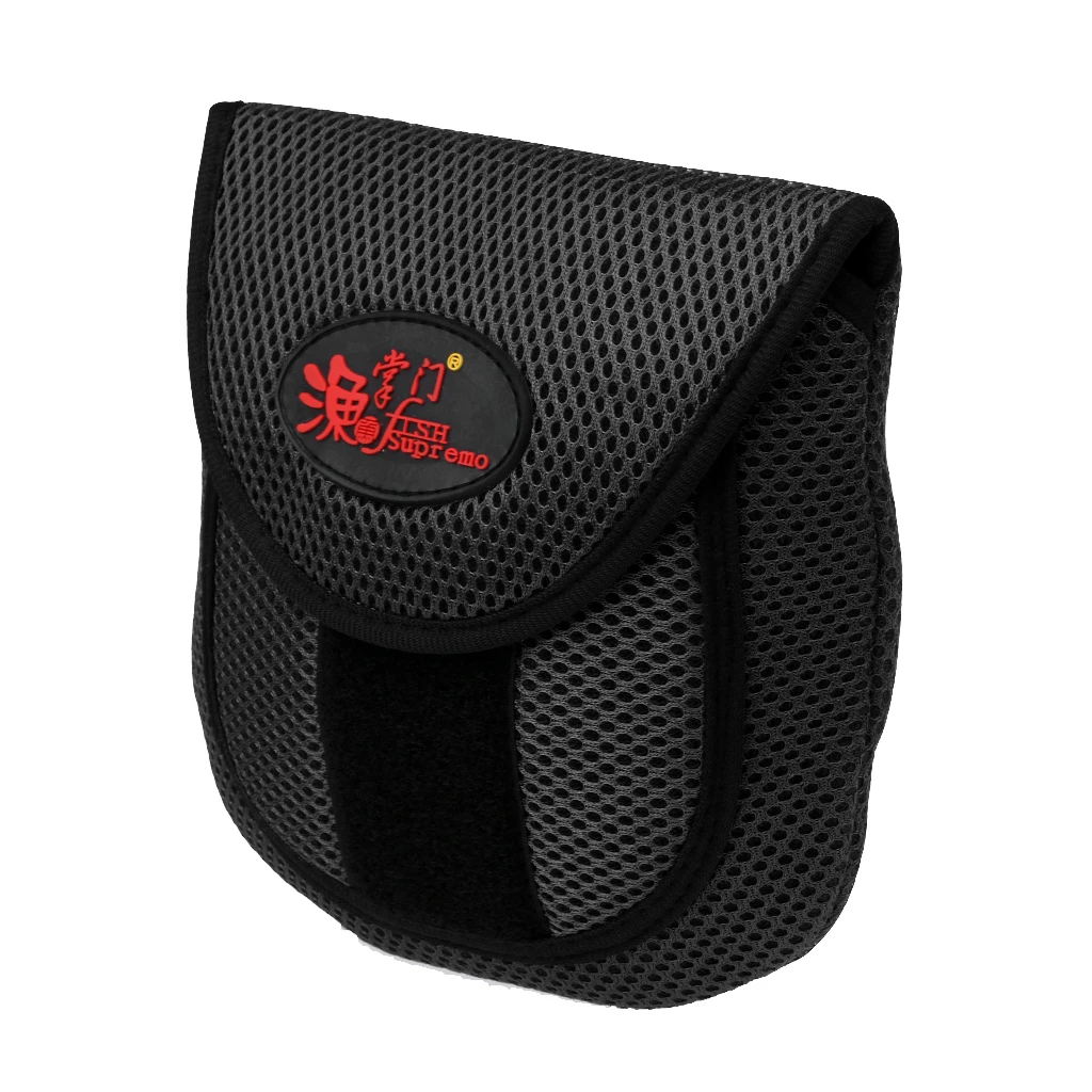 Black /Blue Fishing Reel Cover Storege Case Pouch Bag Outdoor Fishing Spinning Casting Tackle Bag