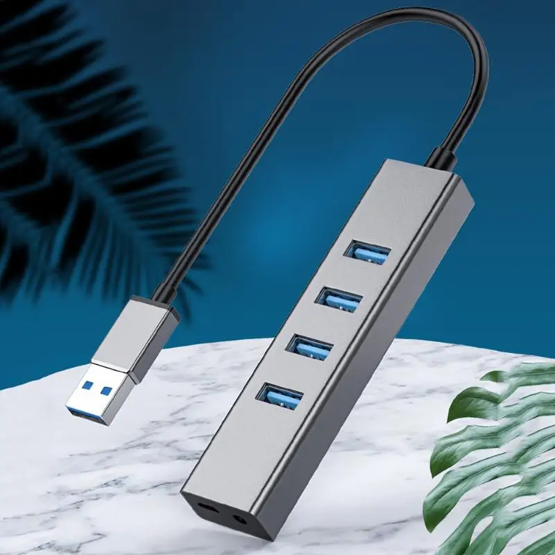 ALLOYSEED usb-хаб 3,0 Мульти USB 3,0 концентратор USB разветвитель 5 Гбит/с S94-U высокоскоростной 4 порта TF для ПК Компьютерные аксессуары