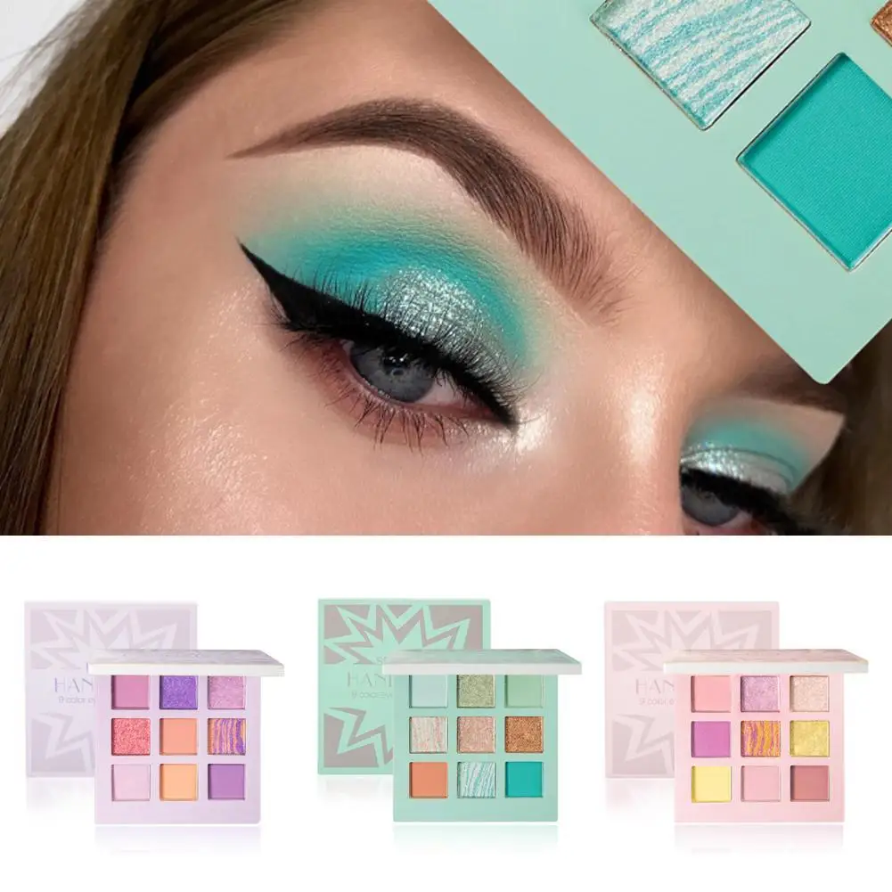 

New Arrival 9-Color Pearlescent Shimmer Matte Glitter Waterproof Makeup Fine Palette Powder Cosmetics Not Eyeshadow Smudge Z3S1
