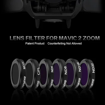 

Sunnylife Mavic 2 6pcs Filters ND4 8 16 32 UV CPL ND Polar Lens Filter for DJI Mavic 2 Zoom Drone Quadcopter accessories