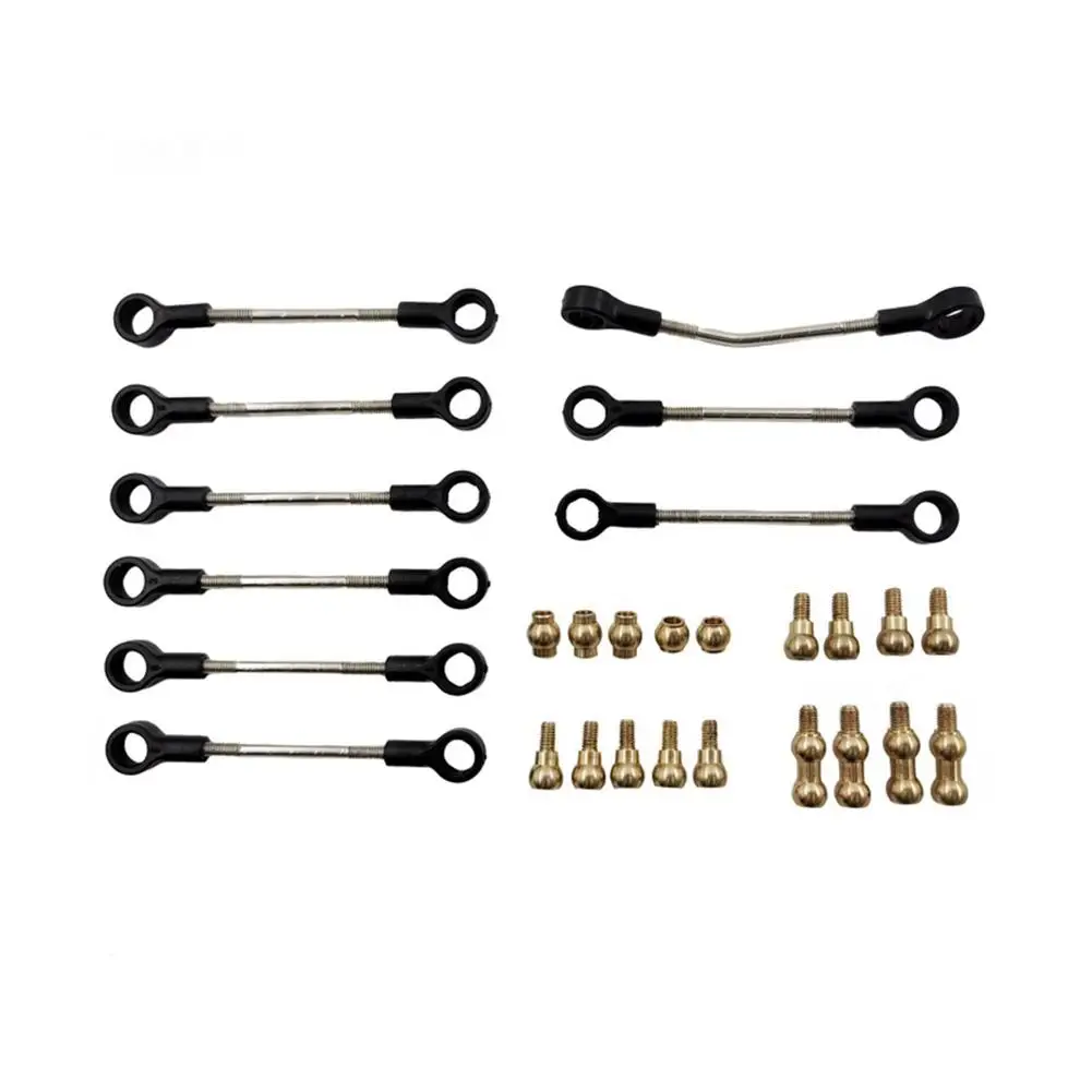 

WPL Connection Metal Pull Rod+Ball Link Head for WPL C34 C34K C34KM 1/16 4WD 2.4G Buggy Crawler Off Road 2CH RC Vehicle