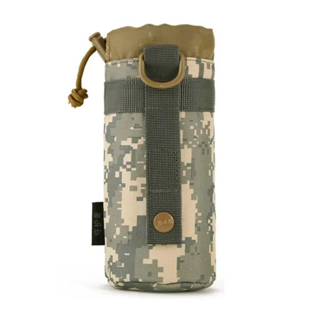 ACU camouflage Протектор Плюс Тактический чехол для бутылки воды военная система Молл сумка для бутылки для кемпинга туризма путешествия держатель бутылки воды - Цвет: ACU camouflage