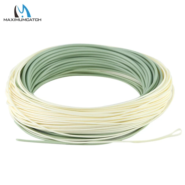 Maximumcatch 90FT-100FT 2/3/4/5/6/7/8/9wt Fly Fishing Line Weight Forward  Floating Fly Line With W Loop