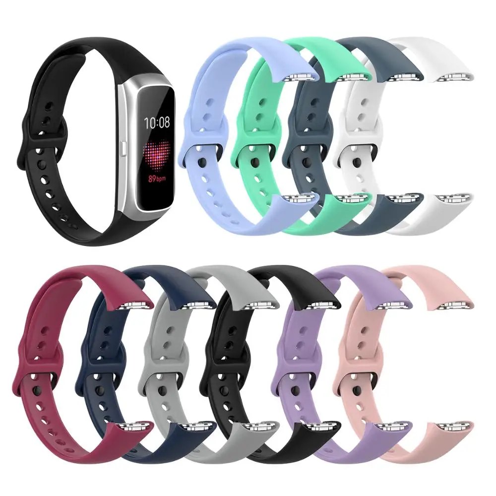 For Samsung Galaxy Fit SM-R370 Watch Strap High Quality Silicone Wristband for Fitness Sport Belt Women | Электроника