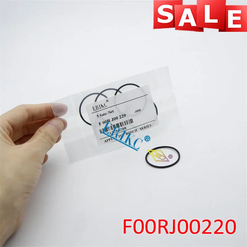 ERIKC BOSCH F00RJ00220 Diesel Oil Resistance Viton O-Ring for 0445120# Injector