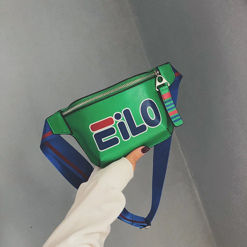 

2019 New Style Trend Cool Lettered Students Wallet Shoulder Bag Chest Pack Shoulder Bag for Both Men And Women