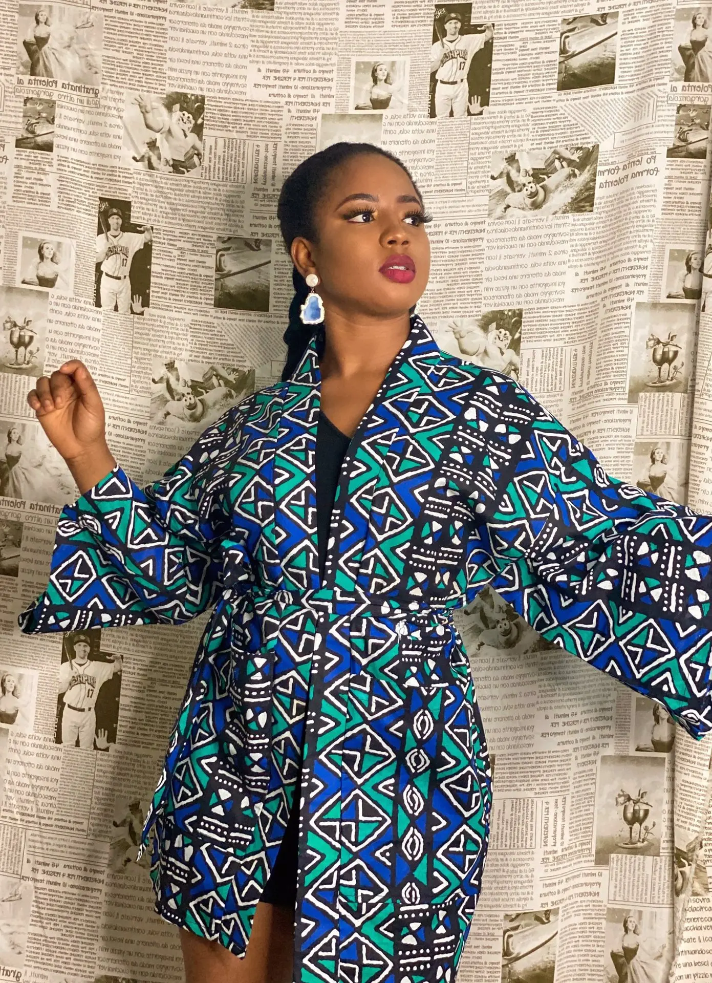 Африканский принт платья для женщин в африканском стиле Dashiki геометрический