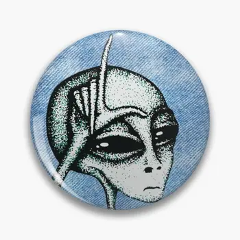 

Soft Loser Alien Brooch Metal Badge Cosplay Backpack Clothes Accessories Dropshipping