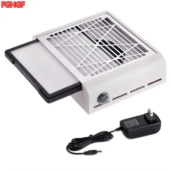 

Nail Art Equipment 40W New Strong Power Nail Dust Collector Nail Fan Art Salon Suction Dust Collector Machine Vacuum Cleaner Fan