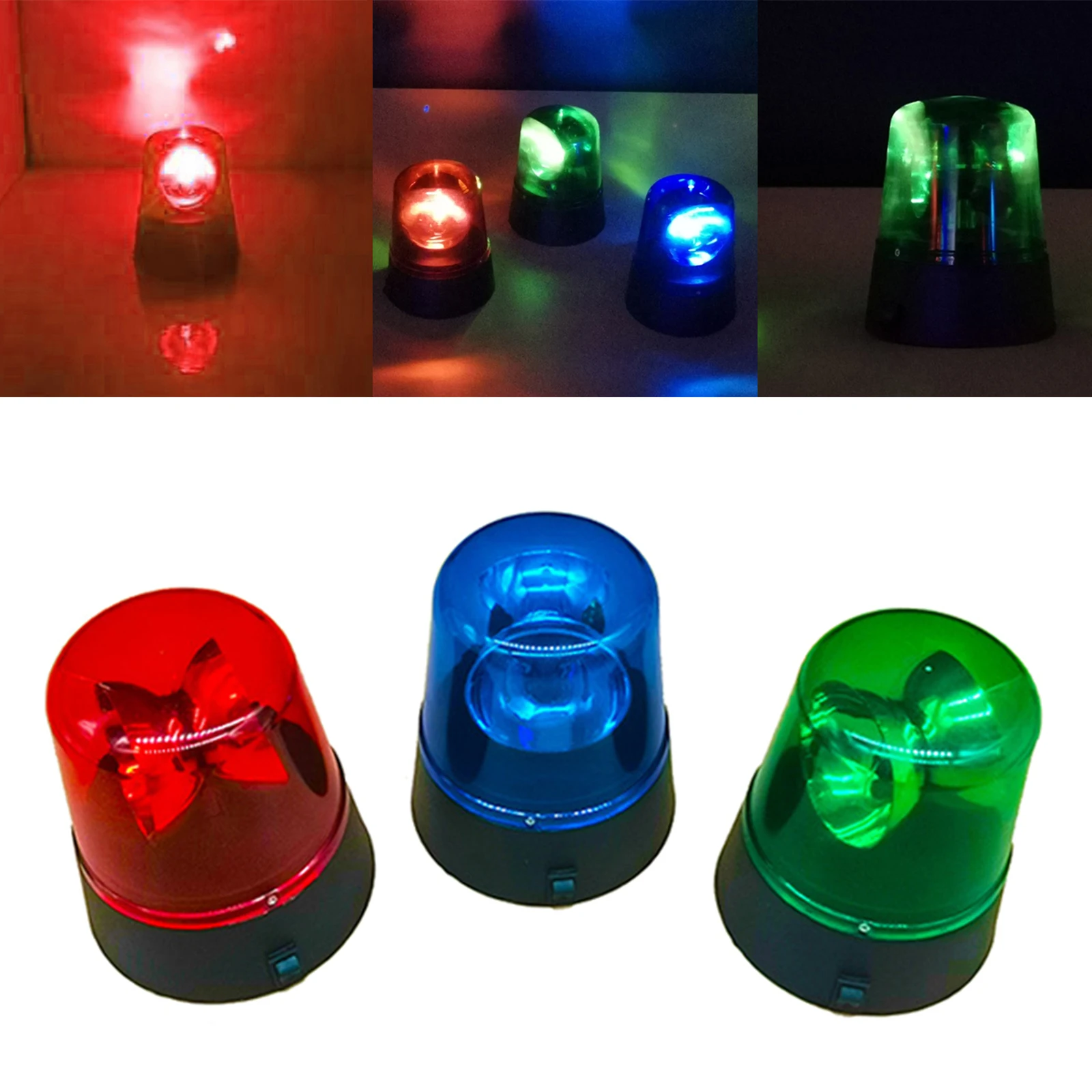 Luci di segnalazione rotanti stroboscopiche a LED industriali, luci di segnalazione rotanti elettriche per emergenze_voghion.com