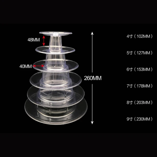 4/6 Layer Macarons Display Tower Cupcake Tower Rack Holder Cake Stand Birthday Party Wedding Decoration Tools C
