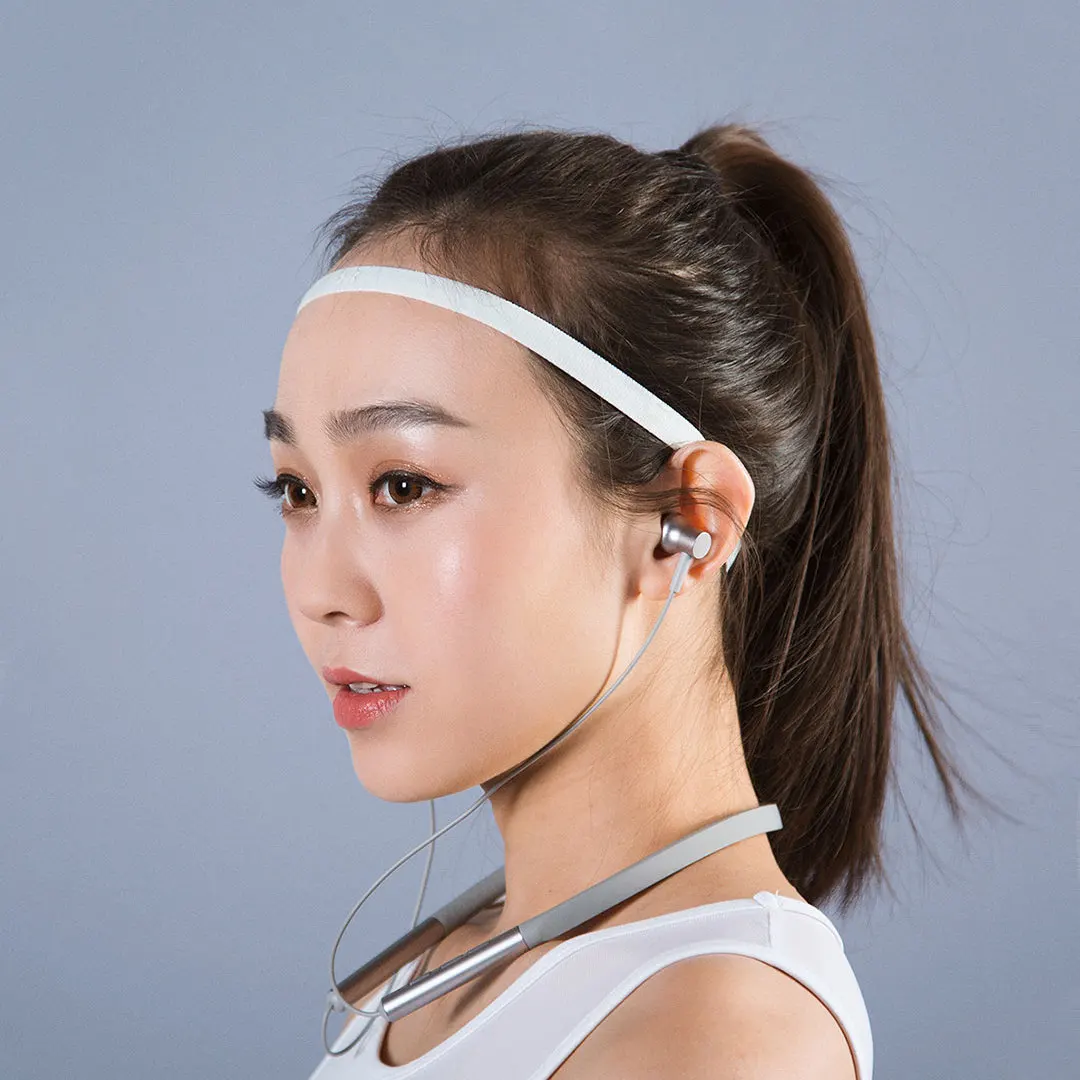 Xiaomi Bluetooth 4,1 ошейник для наушников Беспроводные наушники с микрофоном гибридный двойной драйвер HiFi стерео магнитные спортивные наушники