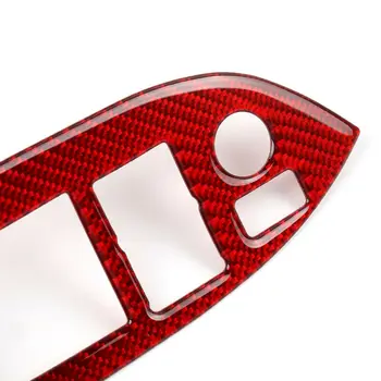 

Auto Button Cover Window Switch Decor For Subaru BRZ Toyota 86 Red Car Durable