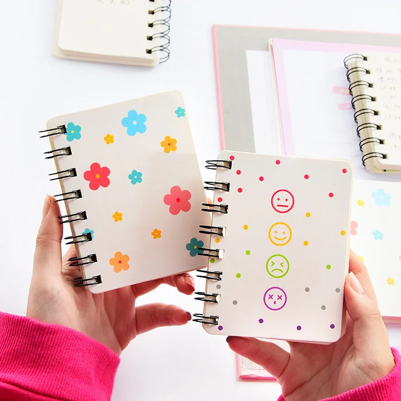 Cuaderno portátil pequeño con bobina, Mini libreta Rollover con aguacate, papelería, escuela, oficina, página interior en blanco