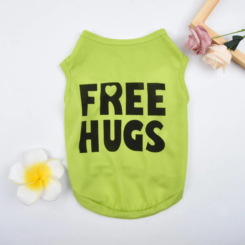 Милая Одежда для собак, модная новая жилетка для питомцев, летняя дышащая удобная одежда для кошек собак, Повседневная жилетка для маленьких питомцев