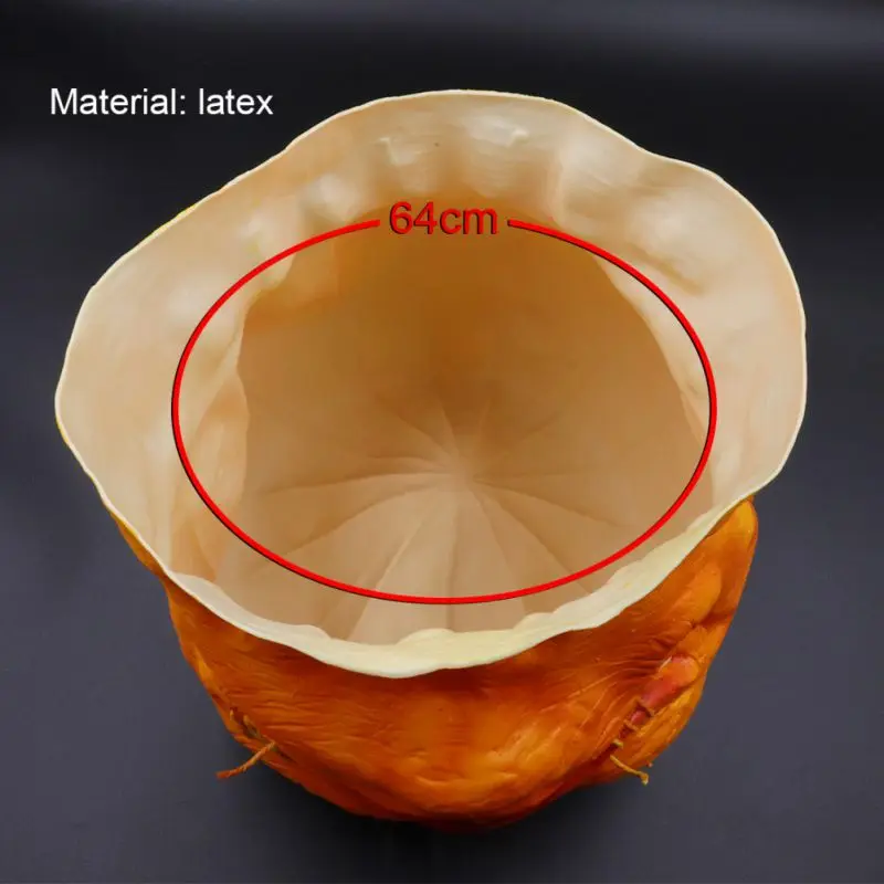 Frightening Halloween Horror Pumpkin Latex Mask Full Face Covered For Adults And Children Cosplay Prank Props Party Mask