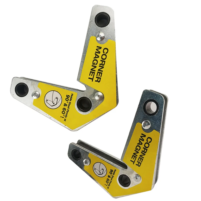 2pcs Multi-angle Mini Welding Magnets Neodymium Clamp Holder Never Degaussing Lifting Welding Positioner 60 90 Degrees
