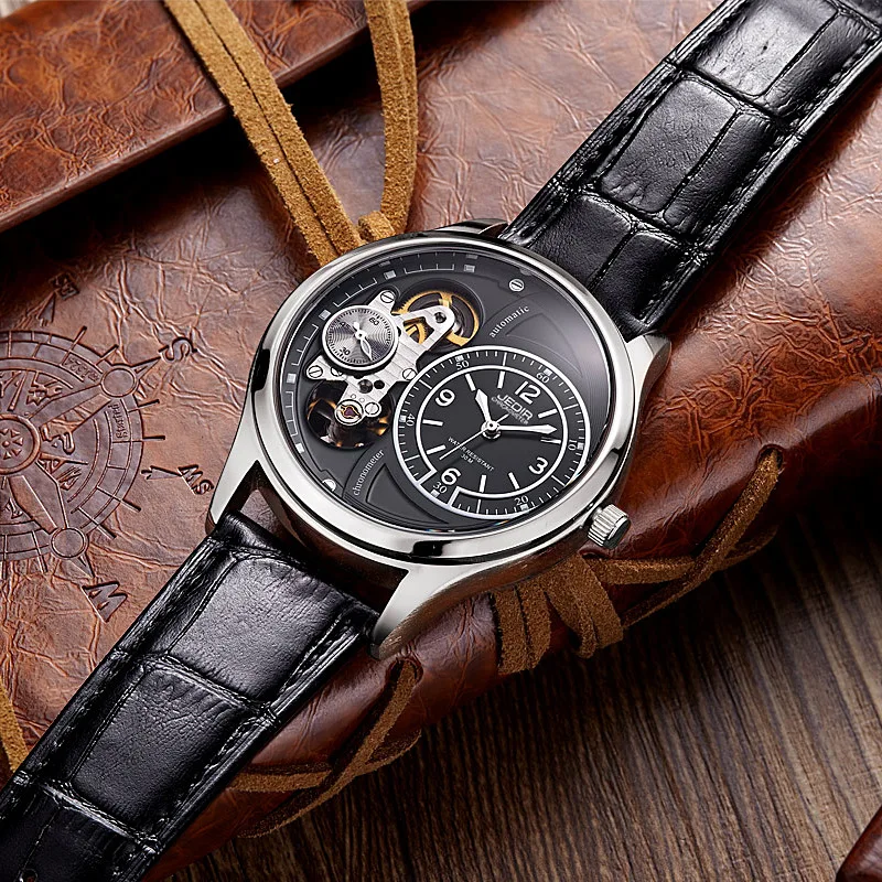 

Ji Deere jedir Faux Analog Watch Men's Fully Automatic Business-Style Genuine Product MEN'S Watch Cool Couples Watch 2017