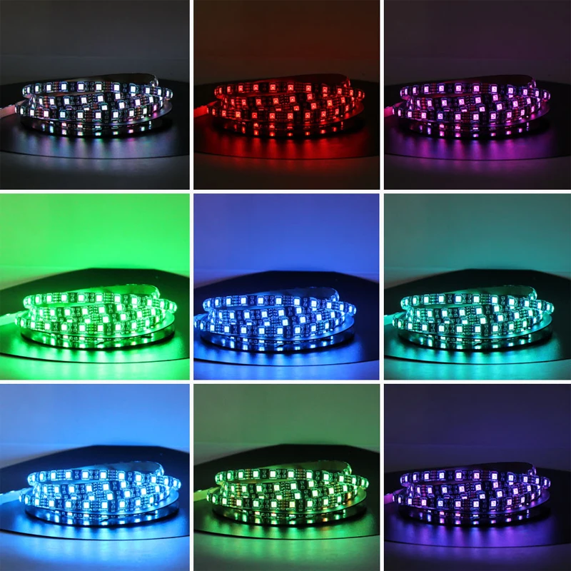 12V RGB светильник Светодиодные ленты Водонепроницаемый ТВ Подсветка 5 м 10 2835 полосы