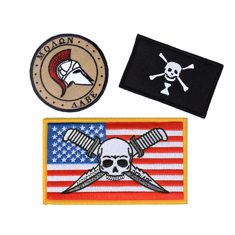 Embroidery Patch TSNK Patch "US FLAG /CAG/ " Tactical Badge Patch Armlet/Badge/Shoulder Vest