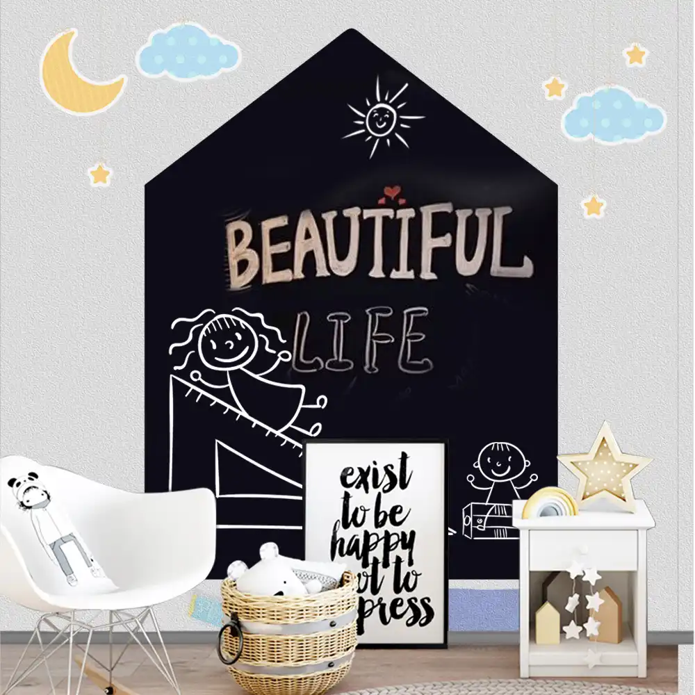 La Princesa Casa Pizarra Pegatinas De Pared Para Refrigerador