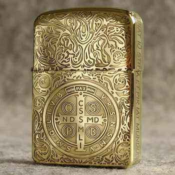 

oil lighter original Kerosene lighter 1941B Constantine Evil Elegy carving copper windproof cigarette lighter gift for men