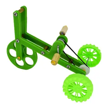 

1PC Funny Parrot Toy Parrot Training Props Bike Bird Training Supplies Parrot Toy Training Bike (Green)
