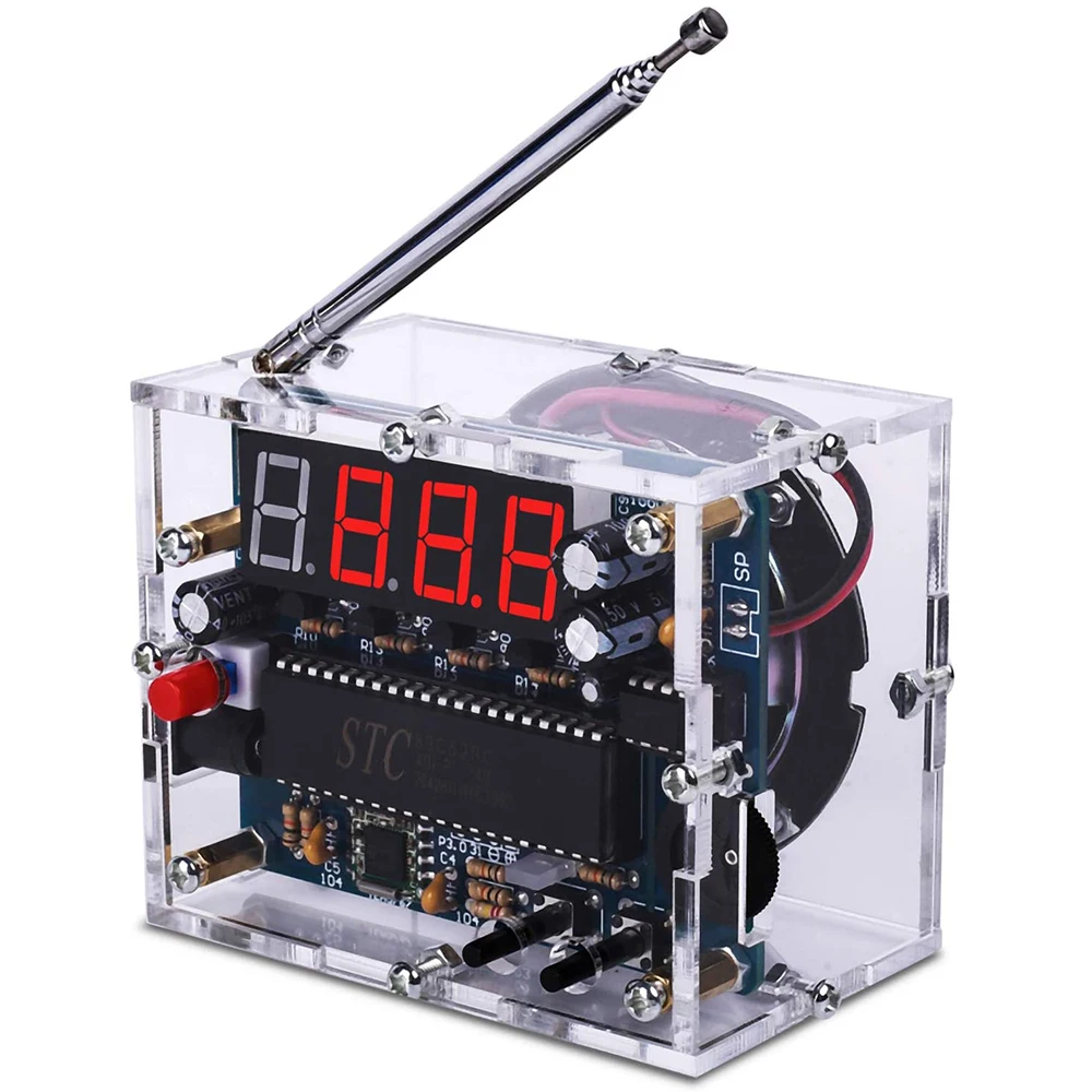 TEA5767 FM Radio Receiver DIY Kit 87108MHz Frequency Modulation LED