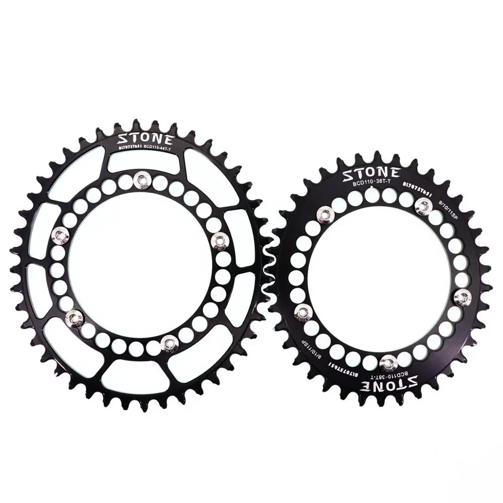 Каменная цепь 110 BCD для CX Oval 36 42 48 50 52 56 58 60T шоссейная велосипедная гравийная зубчатая пластина 110BCD для sram red rival