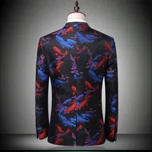 2020 New Slim Fit Blazer Men Two Piece Luxury Long Sleeve Single Breasted Wedding Blazer Suit Jacket Coat Pant Male Plus Size(China)