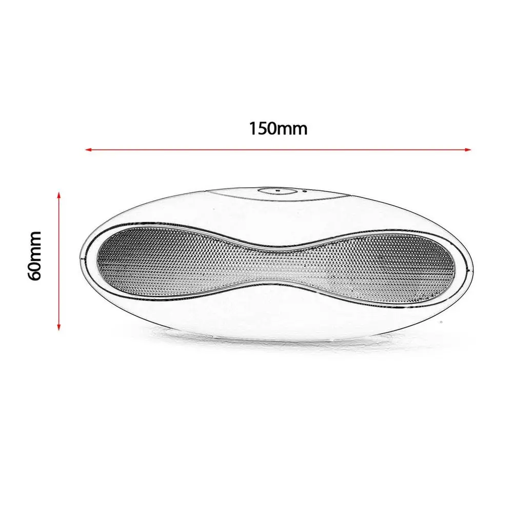 Мини Bluetooth динамик портативный беспроводной динамик звуковая система 3D стерео музыка объемный TF USB Super Bass Колонка акустическая система