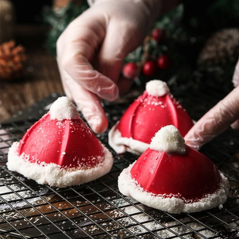 

Christmas Hat Cap Silicone Mold Fondant Cake Decorating Dessert Pastry Chocolate 18NOV24