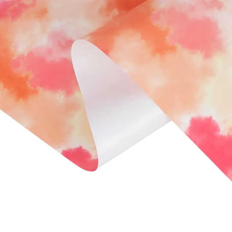 25*25cm Clouds Watercolor Tie Dye HTV Iron on Tshirt Heat Transfer Vinyl For Cutting Machines Film for Garment Bag Hat DIY