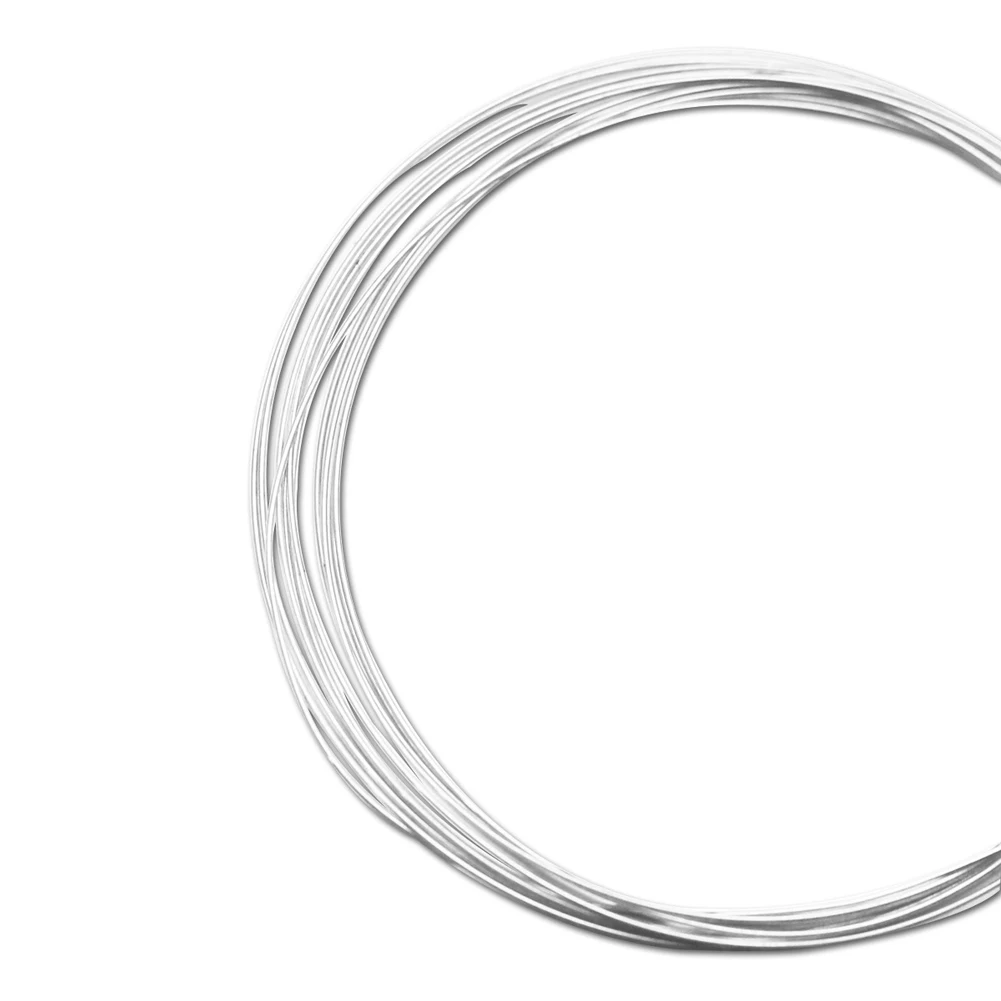 

Wrapping Anti Tarnish Silver Plated Metal Wire Craft Bracelet Ornament Handwork Lightweight Jewelry Making DIY Non Allergy Soft