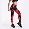 Qickitout 12% Spandex Fashion Cartoon Ice Cream God Horse Skull Digital Printed Legging Womens Star Stretch Pants ► Photo 2/6