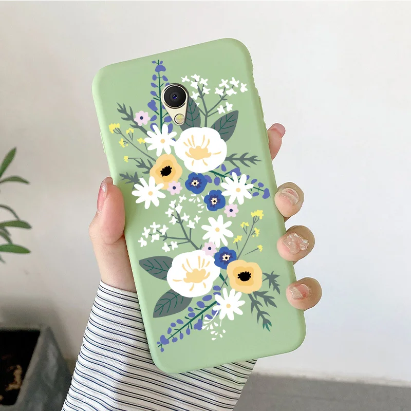 cases for meizu back For Meizu Mx6 Case Cartoon Pattern Silicone Candy Colors Painted Flower Butterfly Fundas Shell Shockproof Phone Soft Cover Cases For Meizu Cases For Meizu