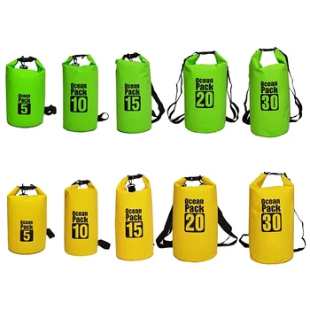 

Floating Waterproof Dry Bag 5L/10L/15L/20L/30L Roll Top Sack Keeps Gear Dry Drifting Backpack For Kayaking Rafting Boating Beach
