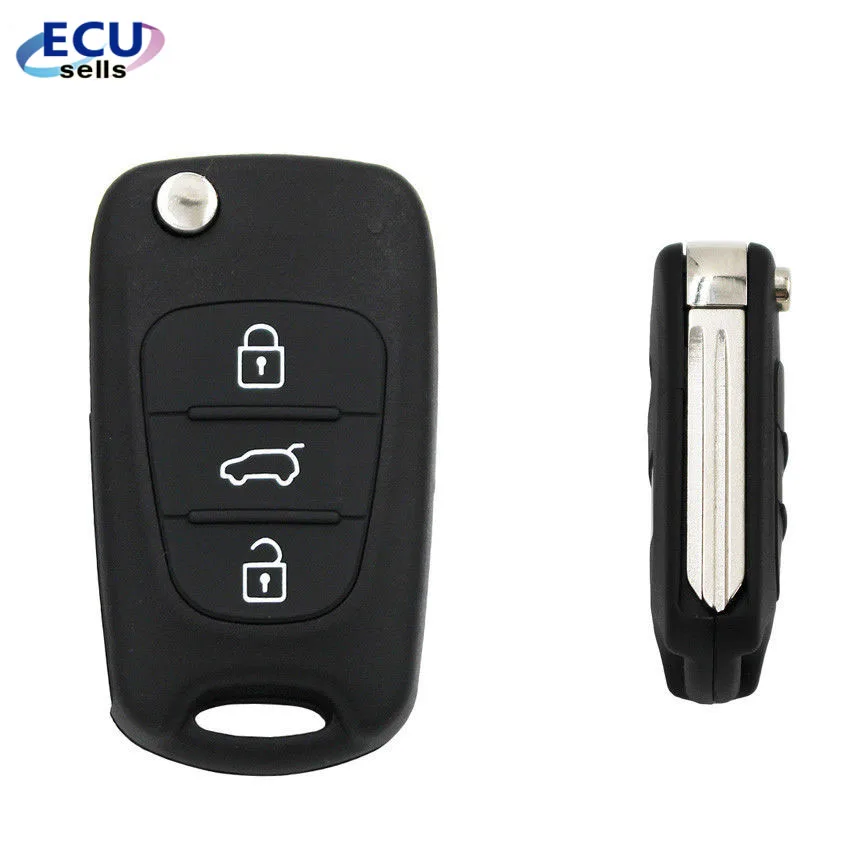 Promotion ! NEW Folding Remote Key Shell Case Fob 3 Button for Kia Forte Sportage Soul Uncut | Автомобили и мотоциклы