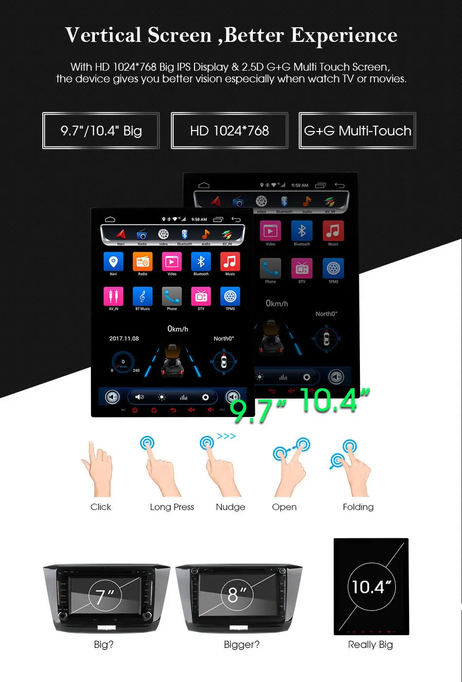 Sale C600 Vertical 10.4" 8 Core Android 6.0 Car DVD GPS Player for VW Golf 7 2013 - Golf R 2015 - Golf GTE Radio Headunit 3 Sale C600 Vertical 10.4" 8 Core Android 6.0 Car DVD GPS Player for VW Golf 7 2013 - Golf R 2015 - Golf GTE Radio Headunit 3