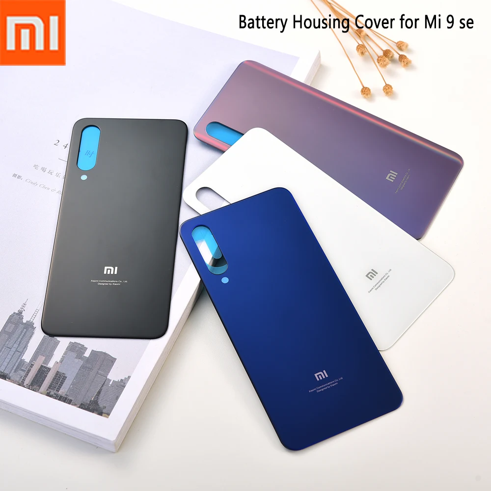 Задняя крышка Xiaomi Mi 9 Se чехол с аккумулятором задняя со стеклом корпус замена