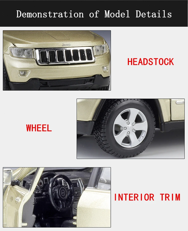 Maisto 1:24 JJEEP Grand Cherokee Laredo сплав модель автомобиля ремесла украшение коллекция игрушка инструменты подарок