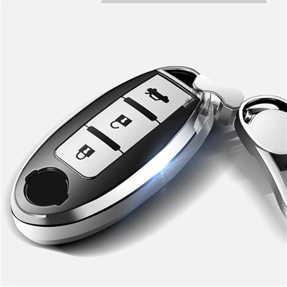 Car key case for nissan juke qashqai j10 versa micra qashqai j11 x trail t32 qashqai accessorie micra k12 kicks murano leaf
