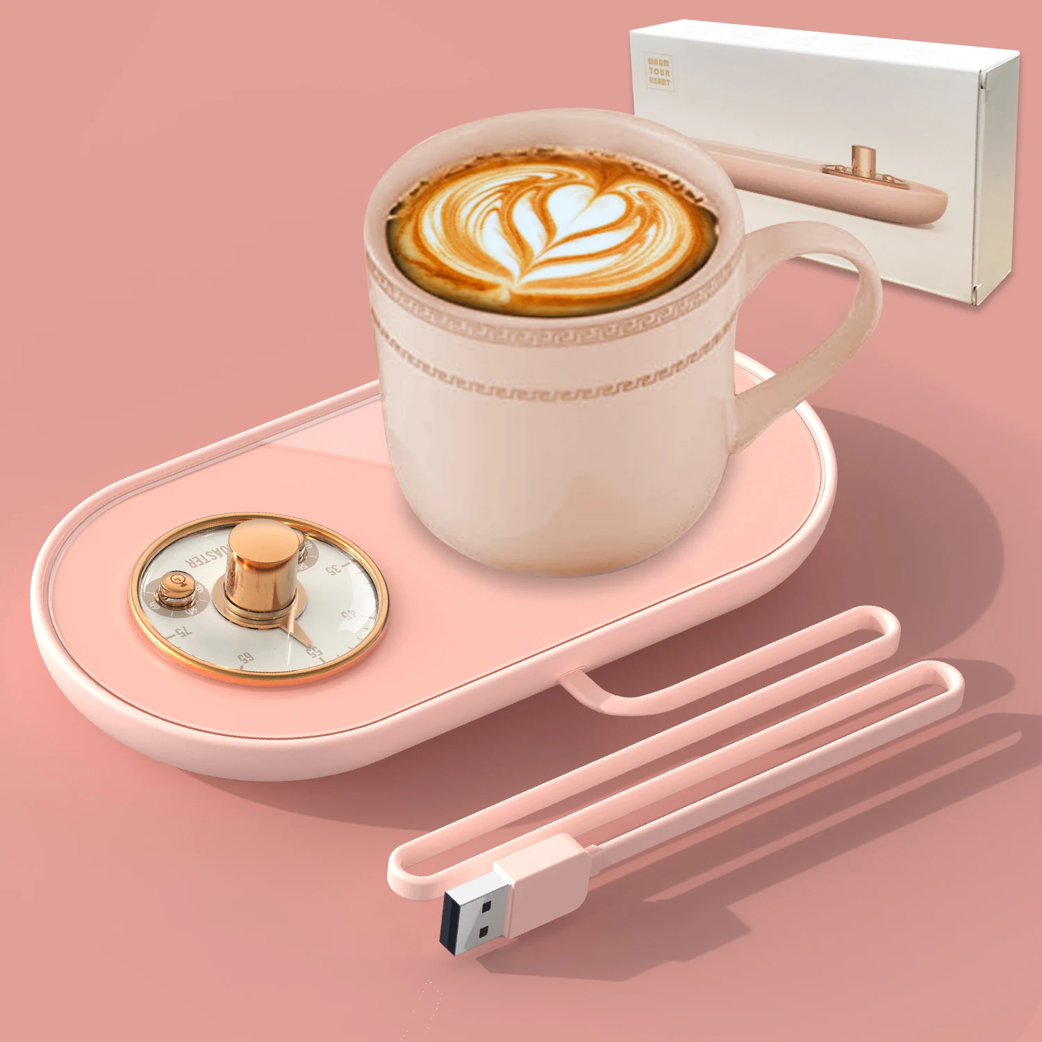 Coffee Mug Warmer, Smart Cup Warmer for Desk Auto Shut off
