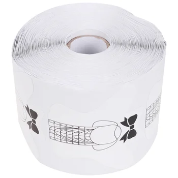 

Acrylic UV Gel Nails Extension Nail Guide Stickers Nail Tips Forms Nail Art Tool for Home Shop (500pcs/Roll)