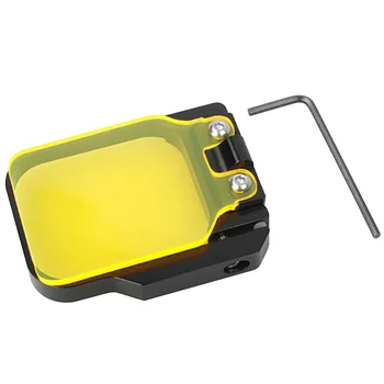 

Waterproof Case Photography Protective Yellow Red Dive Filter Underwater Durable Clamshell PC Lens For Gopro HERO3 SJ4000 Camera