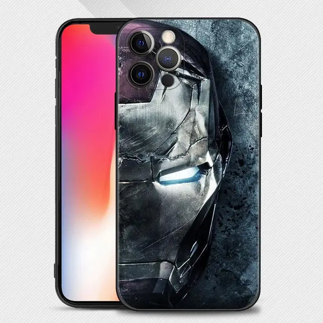 Case For Apple iPhone 13 12 11 Pro Max 13 12 Mini XS Max XR X 7 8 Plus 6 6S SE 2020 Cover Marvel Superheroes The Avengers Hero B03