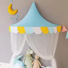 Детские палатки teepee детский игровой домик хлопковая кровать палатка навес складная кроватка палатка Детская комната Декор подарки на день рождения фотографии реквизит