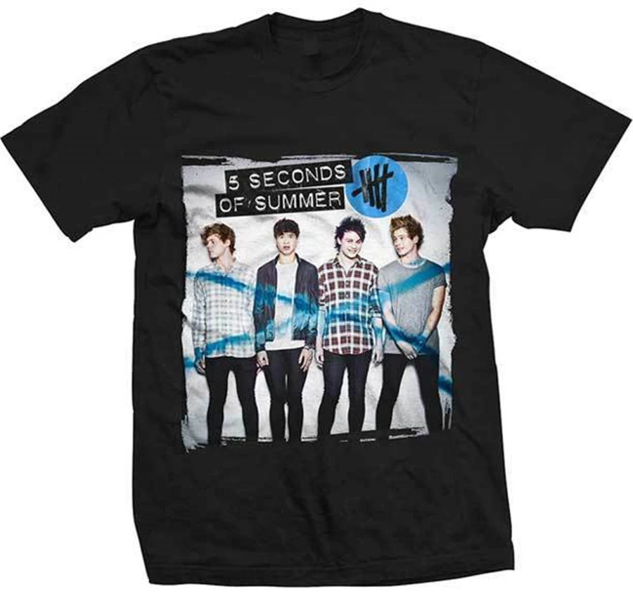 5 секунд лета-альбом-футболка S-M-L-Xl-2Xl новая забавная футболка | Мужская одежда